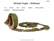 Tablet Screenshot of bildhauervogler.de